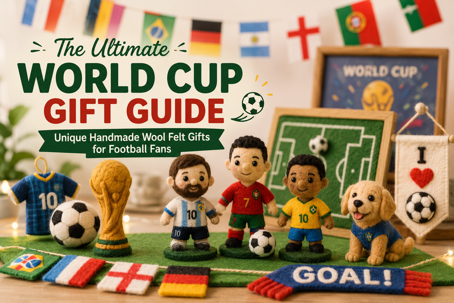 The Ultimate World Cup Gift Guide: Unique Handmade Wool Felt Gifts for Football Fans